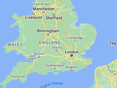 Map showing location of Brackley (52.03333, -1.15)