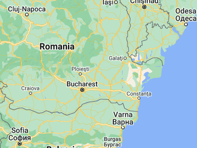 Map showing location of Brădeanu (44.93333, 26.85)