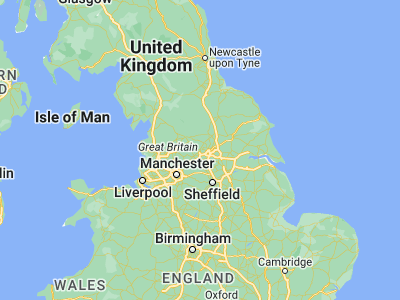 Map showing location of Bradford (53.79391, -1.75206)