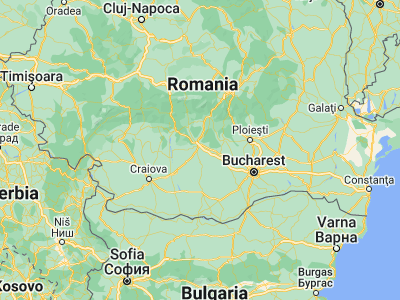 Map showing location of Bradu (44.78333, 24.9)