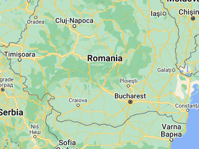 Map showing location of Brăduleţ (45.28333, 24.76667)