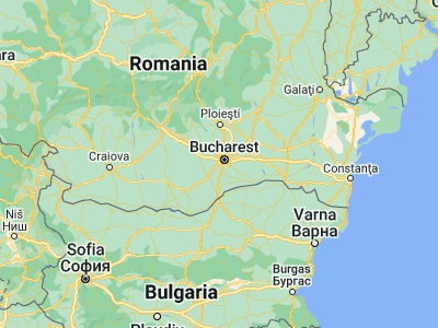 Map showing location of Bragadiru (44.37111, 25.9775)