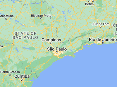 Map showing location of Bragança Paulista (-22.95194, -46.54194)