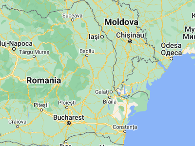 Map showing location of Brăhăşeştii de Jos (46.03333, 27.36667)