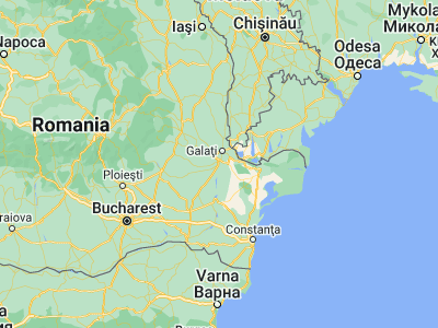 Map showing location of Brăila (45.26667, 27.98333)