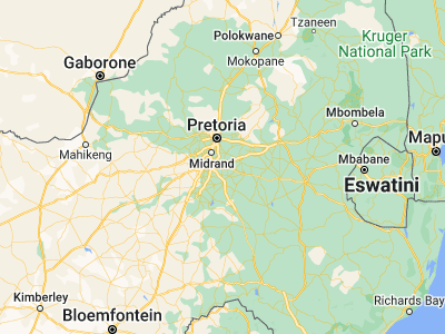 Map showing location of Brakpan (-26.23656, 28.36938)