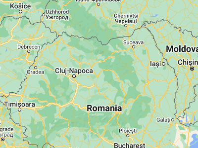Map showing location of Brâncoveneşti (46.85632, 24.75941)