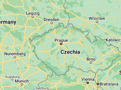 Map showing location of Braník (50.03597, 14.41235)