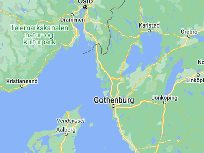 Map showing location of Brastad (58.38333, 11.48333)