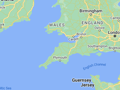 Map showing location of Braunton (51.10847, -4.16131)