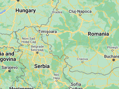 Map showing location of Brebu Nou (45.23333, 22.13333)