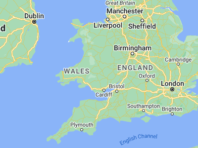 Map showing location of Brecon (51.94612, -3.38887)