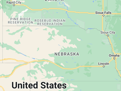 Map showing location of Brewster (41.93889, -99.86485)