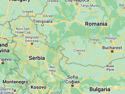 Map showing location of Brezniţa Ocol (44.66667, 22.61833)