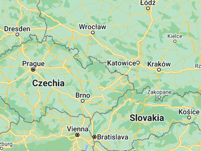 Map showing location of Břidličná (49.91167, 17.37107)