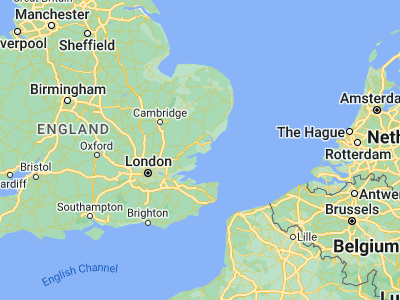 Map showing location of Brightlingsea (51.81164, 1.02336)