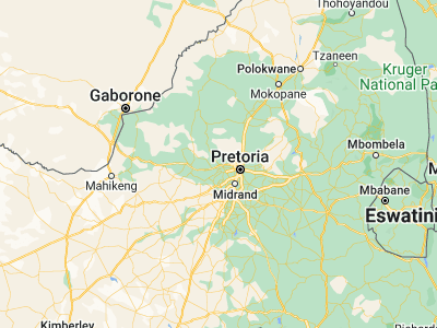 Map showing location of Brits (-25.63473, 27.78022)