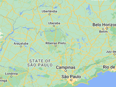 Map showing location of Brodósqui (-20.99139, -47.65861)