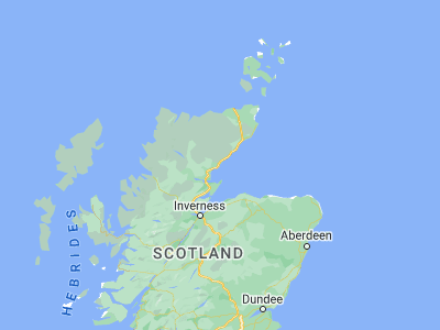 Map showing location of Brora (58.00989, -3.85182)