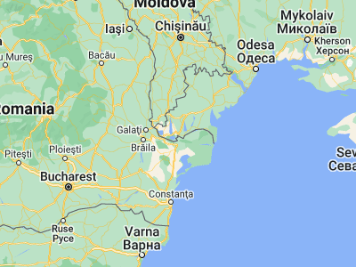 Map showing location of Broska (45.37328, 28.783)