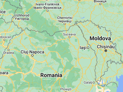 Map showing location of Broşteni (47.23333, 25.7)