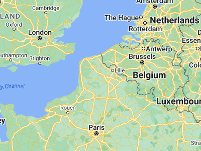Map showing location of Bruay-la-Buissière (50.48333, 2.55)