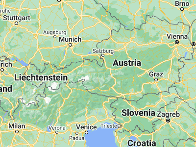 Map showing location of Bruck an der Großglocknerstraße (47.28494, 12.8231)