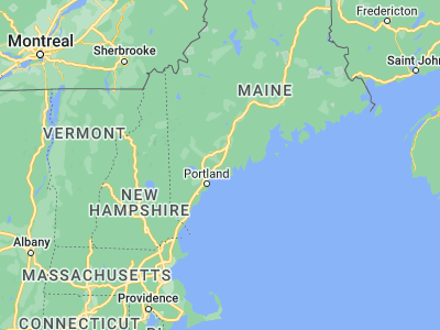 Map showing location of Brunswick (43.91452, -69.96533)