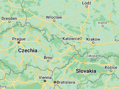 Map showing location of Bruntál (49.98844, 17.4647)
