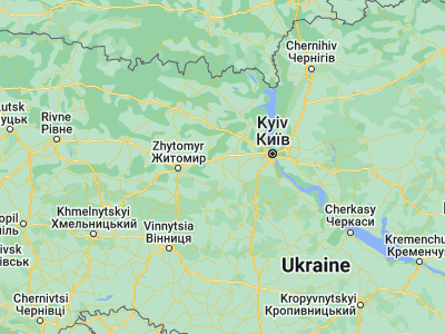 Map showing location of Brusyliv (50.28449, 29.52626)