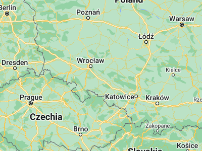 Map showing location of Brzeg (50.86079, 17.4674)