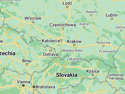 Map showing location of Brzeszcze (49.98203, 19.15157)