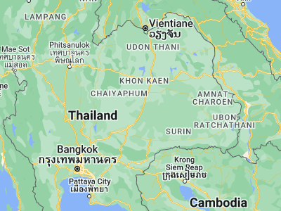 Map showing location of Bua Lai (15.66548, 102.49881)