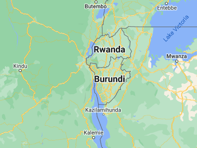 Map showing location of Bubanza (-3.0804, 29.391)
