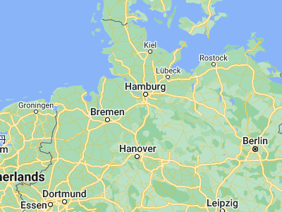 Map showing location of Buchholz in der Nordheide (53.32641, 9.86812)