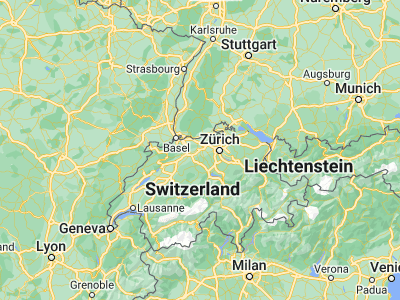 Map showing location of Buchs (47.39358, 8.08233)