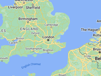 Map showing location of Buckhurst Hill (51.62409, 0.03262)