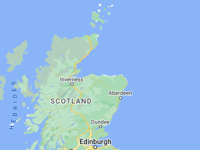 Map showing location of Buckie (57.6757, -2.96238)