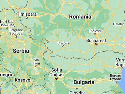 Map showing location of Bucovăţ (44.3, 23.75)
