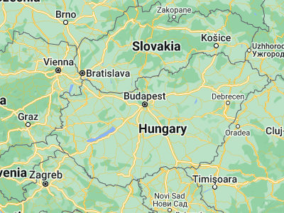 Map showing location of Budaörs (47.46181, 18.95845)