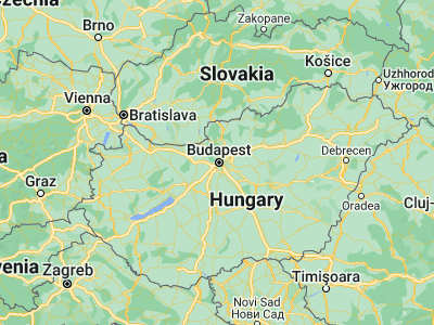 Map showing location of Budapest (47.49801, 19.03991)