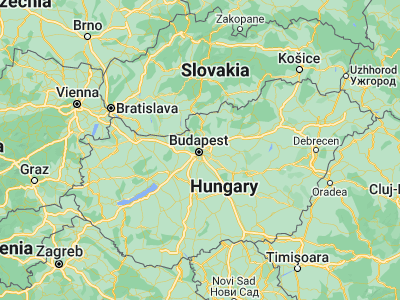 Map showing location of Budapest III. kerület (47.54157, 19.04501)