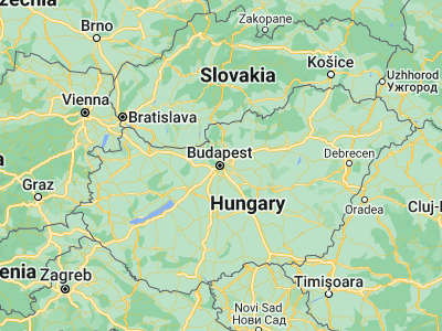 Map showing location of Budapest VI. kerület (47.50369, 19.06583)