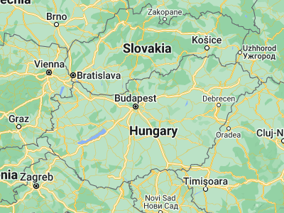 Map showing location of Budapest XVII. kerület (47.47997, 19.25388)
