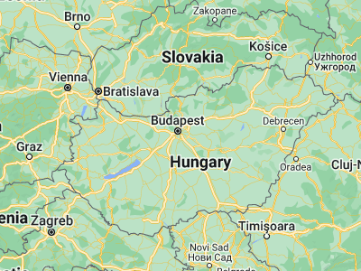 Map showing location of Budapest XX. kerület (47.43674, 19.10093)