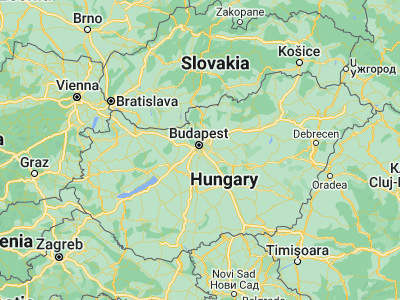 Map showing location of Budapest XXI. kerület (47.43047, 19.07098)