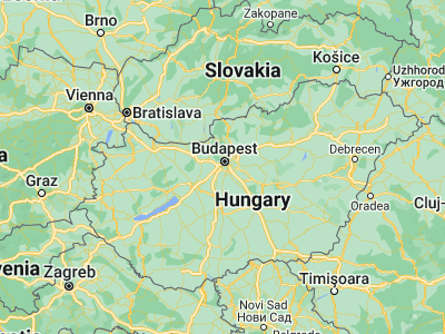 Map showing location of Budapest XXII. kerület (47.42698, 19.04016)