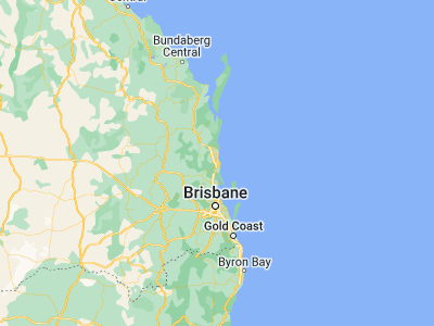 Map showing location of Buderim (-26.68443, 153.05705)