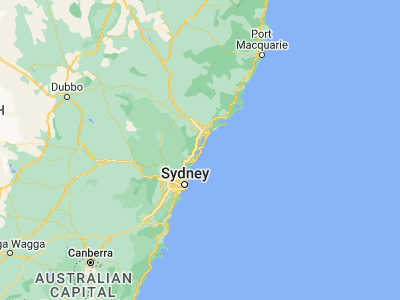 Map showing location of Budgewoi (-33.2339, 151.55412)