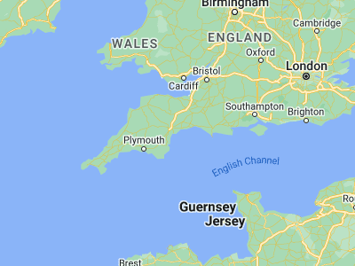 Map showing location of Budleigh Salterton (50.62983, -3.32181)